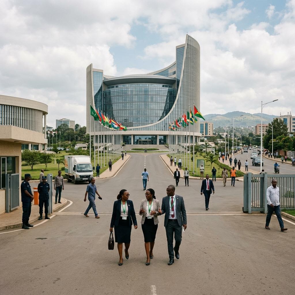 African Union headquarters in Addis Ababa