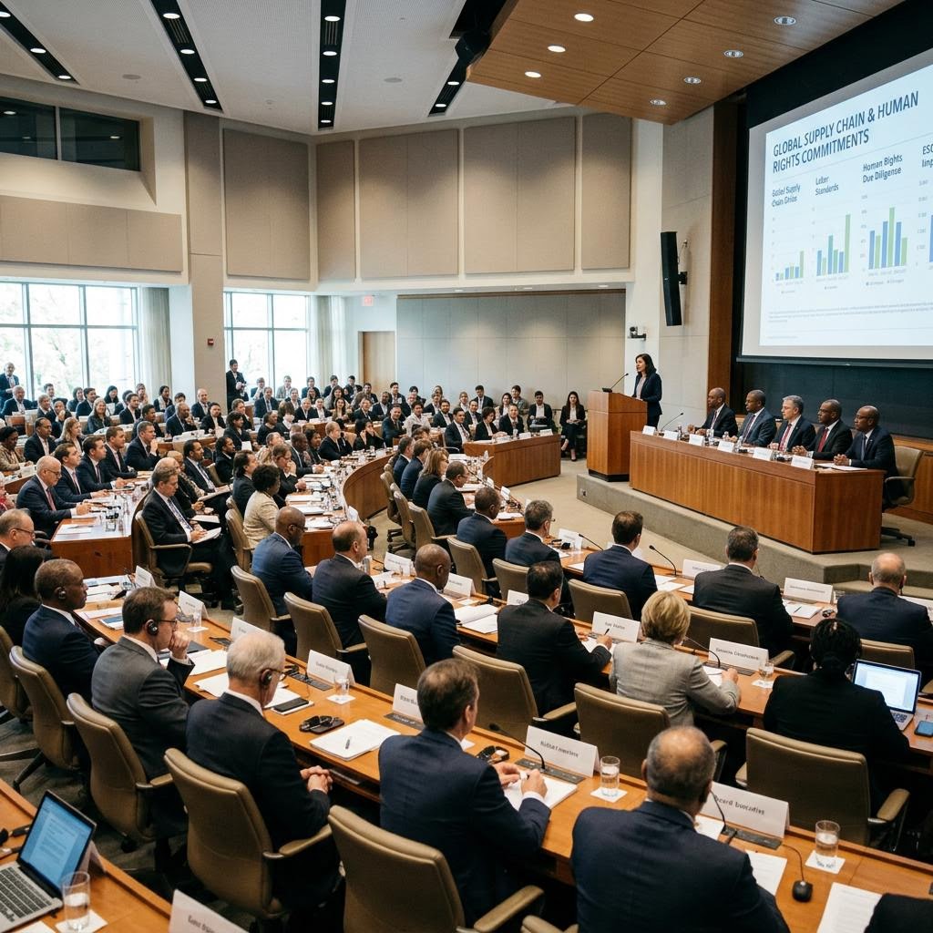 Institutional investors in a shareholder meeting